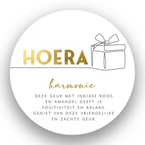 GEUR VOOR THUIS - KAARS KADO - HOERA