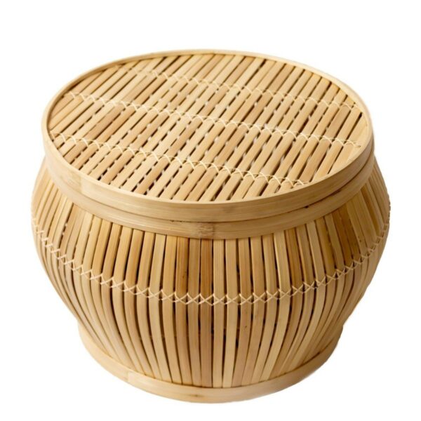 Bijzettafel | Salontafel | Tafelmand BATAVIA van Bamboe (2 maten) - Afbeelding 7