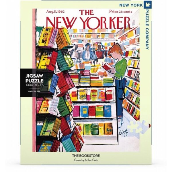 New York Puzzle Company - New Yorker The Bookstore - 1000 stukjes puzzel - Afbeelding 2