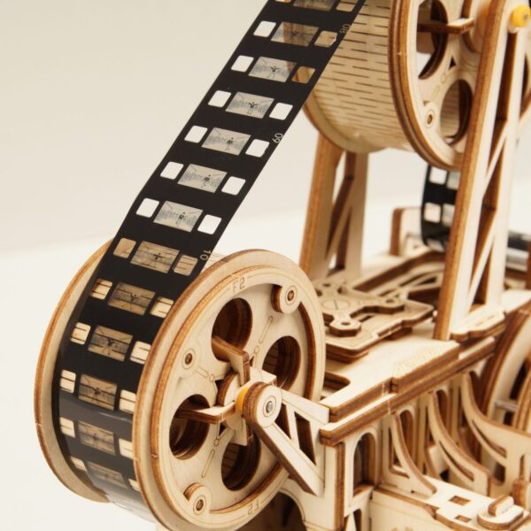 Houten Puzzel 3D Vitascope/Movieprojector, Robotime, LK601, 25,5x13,3x22,3cm - Afbeelding 6