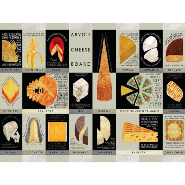 New York Puzzle Company - Neil Packer Cheese Board - 1000 stukjes puzzel - Afbeelding 2