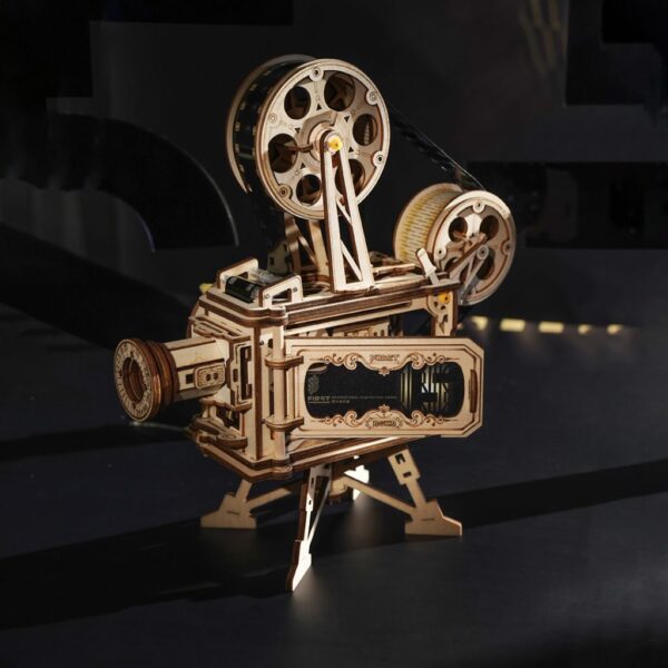 Houten Puzzel 3D Vitascope/Movieprojector, Robotime, LK601, 25,5x13,3x22,3cm - Afbeelding 2