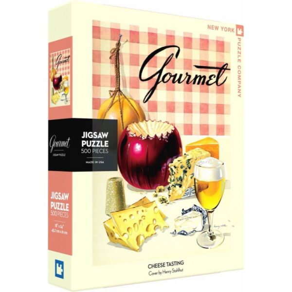 New York Puzzle Company Cheese Tasting - 500 pieces - Afbeelding 4