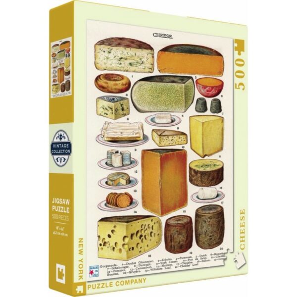 New York Puzzle Company Cheese - 500 pieces - Afbeelding 4
