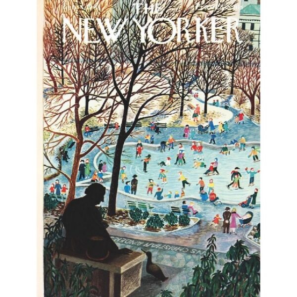 New York Puzzle Company Skating in the Park - 750 pieces - Afbeelding 2