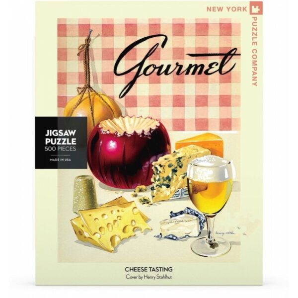 New York Puzzle Company Cheese Tasting - 500 pieces - Afbeelding 2