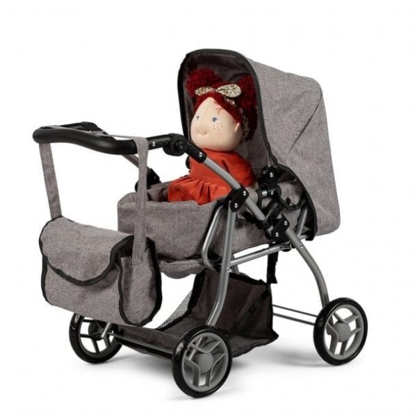 Poppenwagen grijs - Afbeelding 5