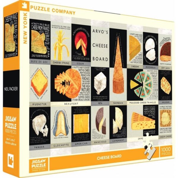 New York Puzzle Company - Neil Packer Cheese Board - 1000 stukjes puzzel - Afbeelding 4