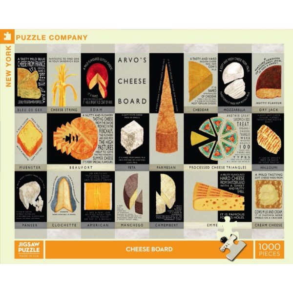 New York Puzzle Company - Neil Packer Cheese Board - 1000 stukjes puzzel - Afbeelding 3