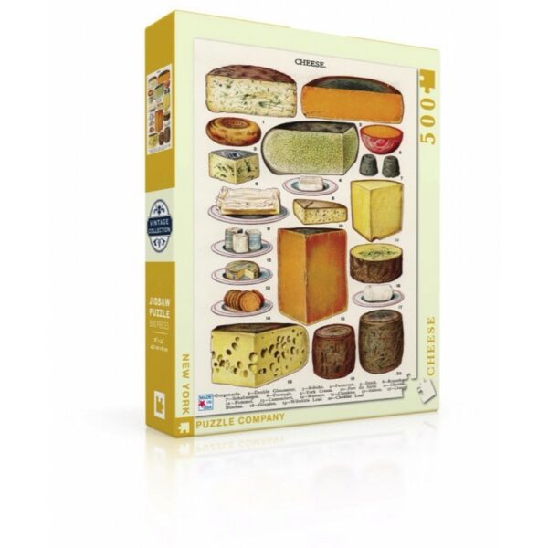New York Puzzle Company Cheese - 500 pieces