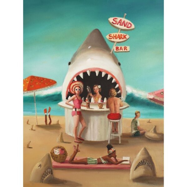 New York Puzzle Company Sand Shark Bar - 500 pieces - Afbeelding 3