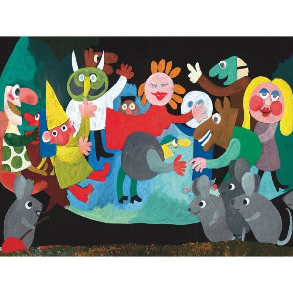 New York Puzzle Company Mouse Carnival - 48 pieces (floor) - Afbeelding 3