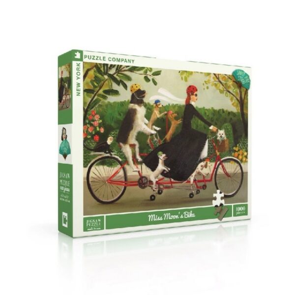 New York Puzzle Company - Janet Hill Miss Moon's Bike - 1000 stukjes puzzel