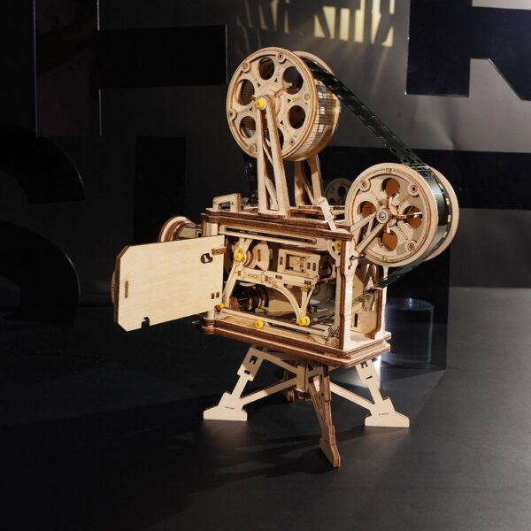 Houten Puzzel 3D Vitascope/Movieprojector, Robotime, LK601, 25,5x13,3x22,3cm - Afbeelding 3