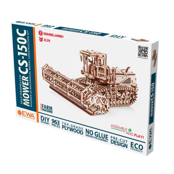 Eco Wood Art 3D Houten Puzzel Mower CS-150C, 2932, 31,5x26,1x14,5cm - Afbeelding 14