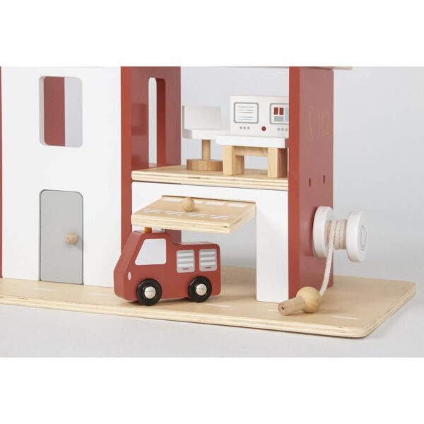Brandweerkazerne 'Ben' incl. accessoires - Afbeelding 6