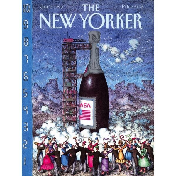 New York Puzzle Company - New Yorker Champagne Countdown - 1000 stukjes puzzel - Afbeelding 3