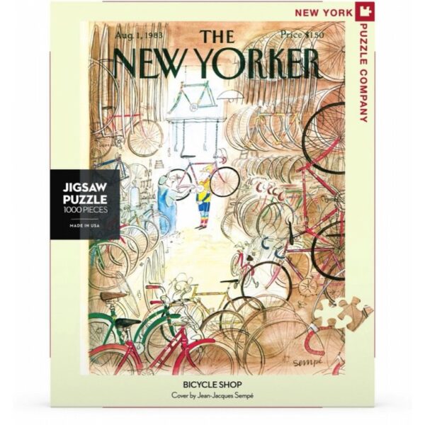 New York Puzzle Company - New Yorker Bicycle Shop - 1000 stukjes puzzel - Afbeelding 2