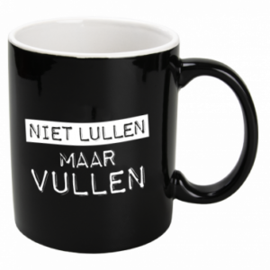 Mok niet lullen maar vullen