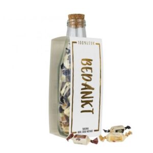 Momenten fles met toffees | Bedankt