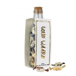 Momenten fles met toffees | Goud waard