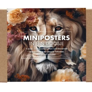 Miniposters in een doosje incl. houder