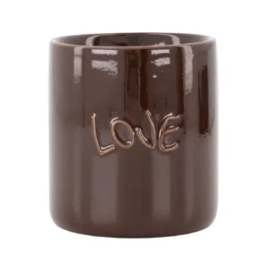Zusss Geurkaars Love | Donker bruin